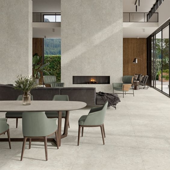 Carrelage sol effet Travertin Sassari naturel 60x120 cm