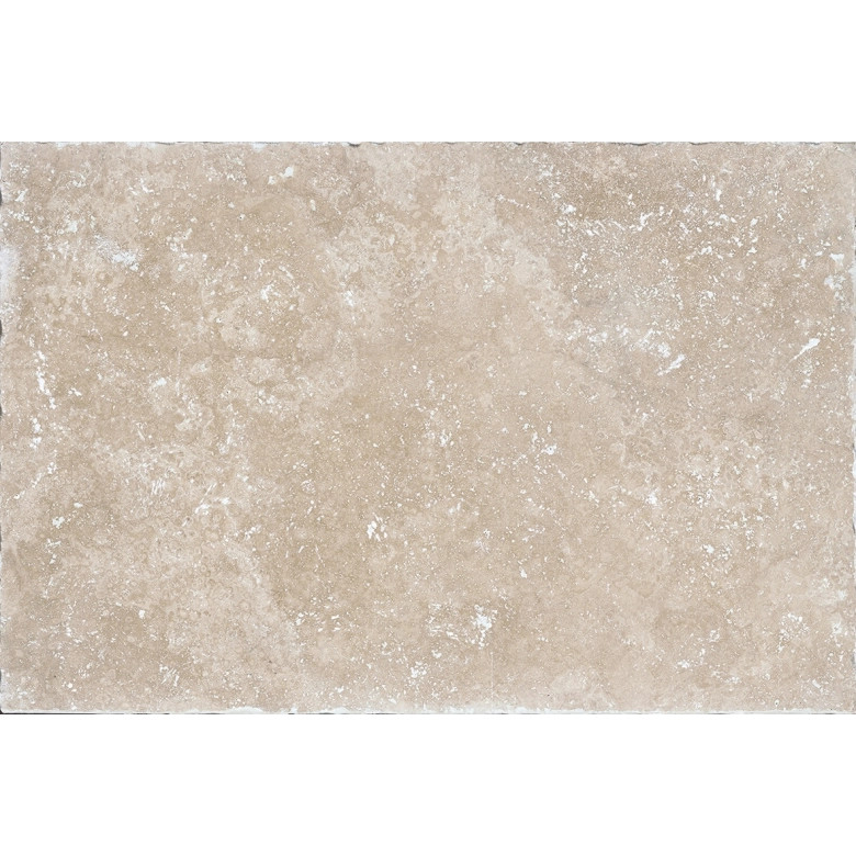 Carrelage sol extérieur effet pierre Travertin TravertiNova classic 40,2x60,4 cm R11