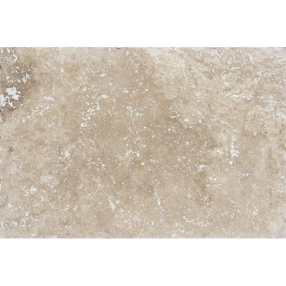 Carrelage sol extérieur effet pierre Travertin TravertiNova classic 40,2x60,4 cm R11