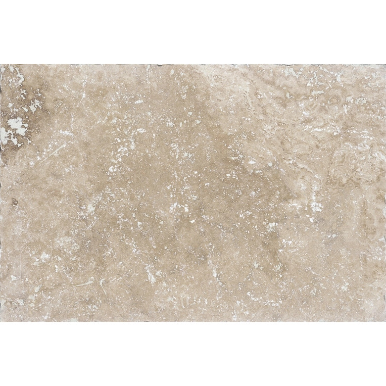 Carrelage sol extérieur effet pierre Travertin TravertiNova classic 40,2x60,4 cm R11