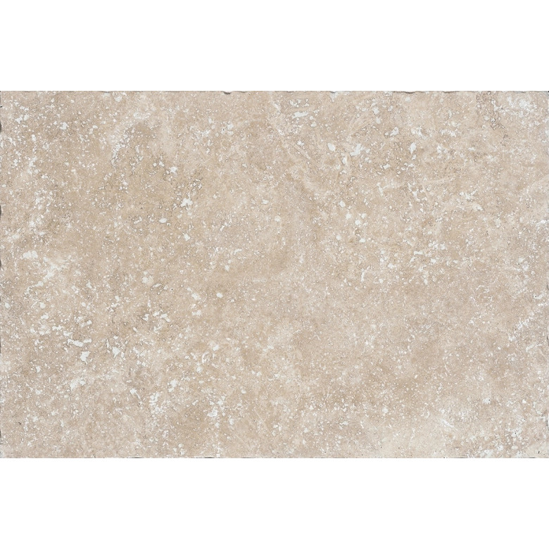 Carrelage sol extérieur effet pierre Travertin TravertiNova classic 40,2x60,4 cm R11
