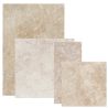 Carrelage sol extérieur effet pierre Travertin TravertiNova classic R11 multi-format