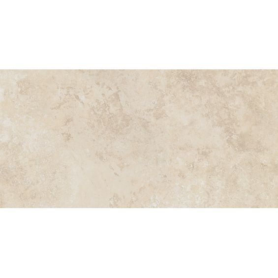 Carrelage sol extérieur effet pierre Travertin TravertiNova clair 60x120 cm R11