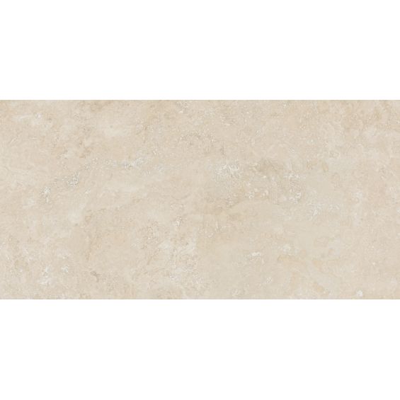 Carrelage sol extérieur effet pierre Travertin TravertiNova clair 60x120 cm R11