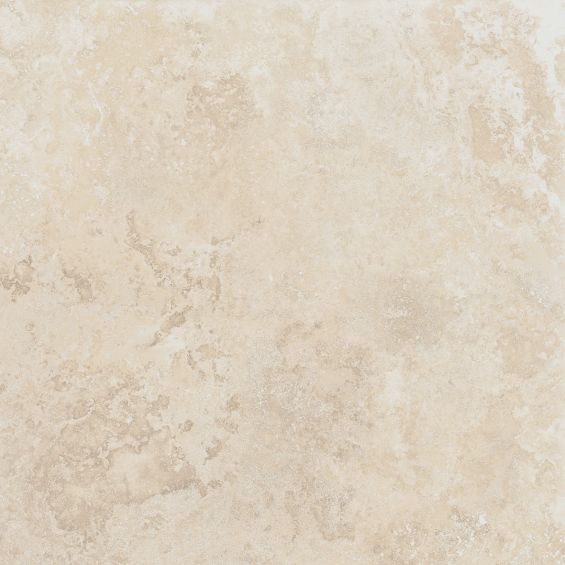 Carrelage sol extérieur effet pierre Travertin TravertiNova clair 90x90 cm R11