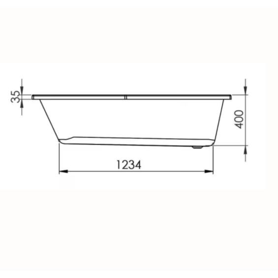 Baignoire - Gain de place - Olla Droite