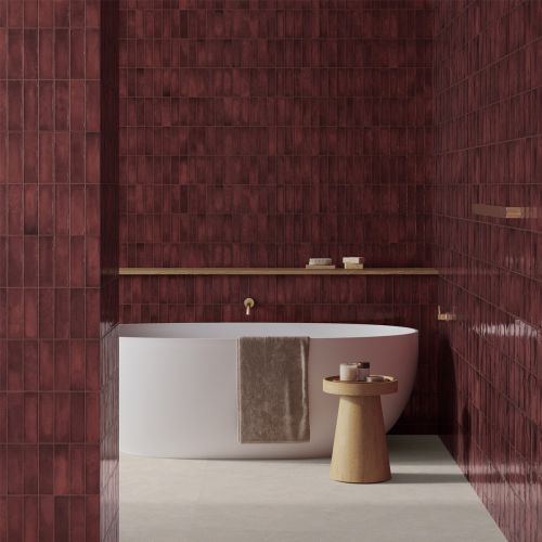 Carrelage mur effet zellige...