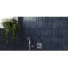 Carrelage mur effet zellige Zahara bleu marine 32x62,5 cm