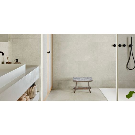 Dalles PVC 7mm à clipser cemento Minicio 60x120 cm