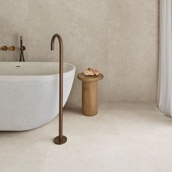 Dalles PVC 7mm à clipser cemento Savio 60x120 cm