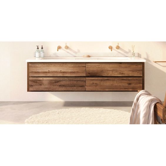 Dalles PVC 7mm à clipser cemento Limestone 60x120 cm