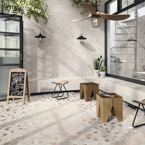 Carrelage effet Terrazzo...