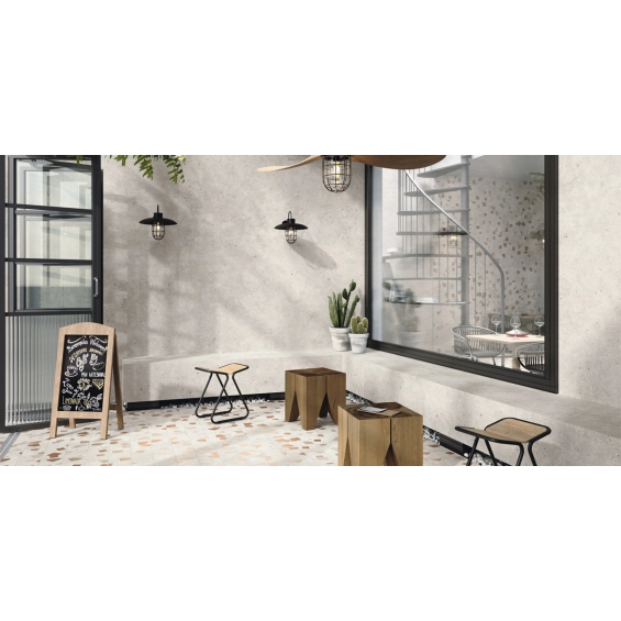 Carrelage effet Terrazzo Venetian beige 90x90 cm