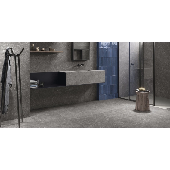 Carrelage effet Terrazzo Venetian graphite 90x90 cm