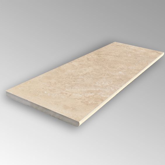 Margelle piscine Travertinova 2.0 clair 30x120 cm