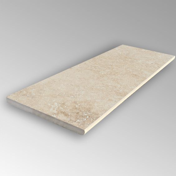 Margelles d'angle droit 90° piscine Travertinova 2.0 30x90 cm (2 pièces)