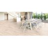 Carrelage sol extérieur effet bois Sarawak Beige clair R11 20x120 cm