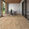 Carrelage sol extérieur effet bois Sarawak Beige chêne R11 20x120 cm