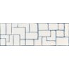 Carrelage mur Clean décor géo blue 20x60 cm