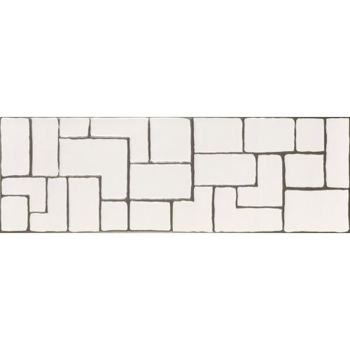 Carrelage mur Clean décor géo smoke 20x60 cm