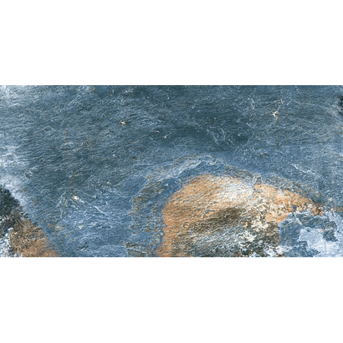 Carrelage sol et mur Pierre de Bali Météor Mix bleu R10 30x60 cm