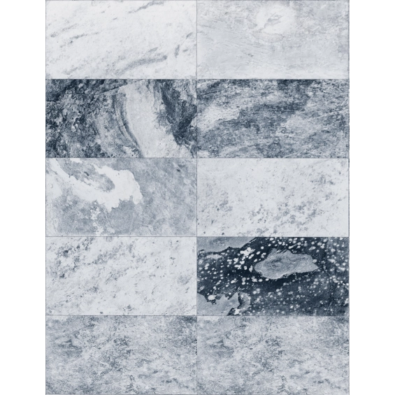 Carrelage sol et mur Pierre de Bali Météor Mix gris cendré R10 30x60 cm