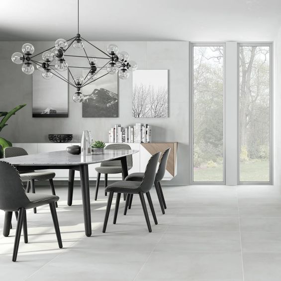 Lot de 5.5 m2 Carrelage sol moderne Elder perla 120120 cm