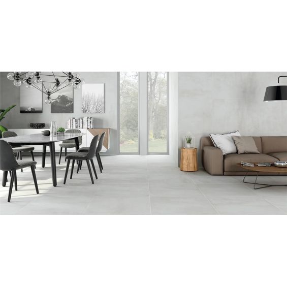 Lot de 5.5 m2 Carrelage sol moderne Elder perla 120120 cm