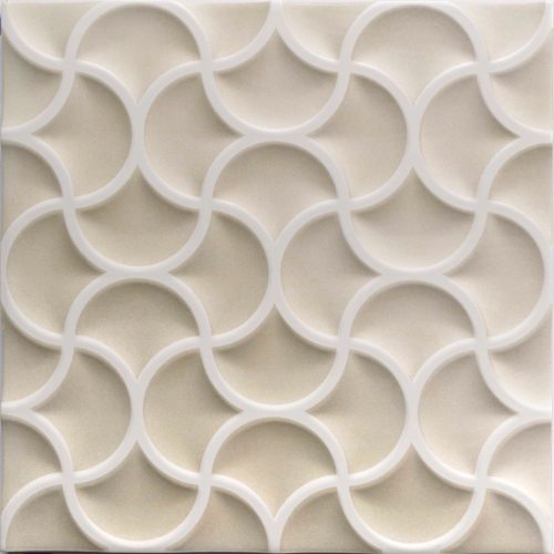 Carrelage mur ancien Ansouis relief beige 33x33 cm