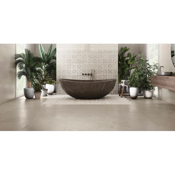 Carrelage sol effet pierre Manly Sable60x120 cm