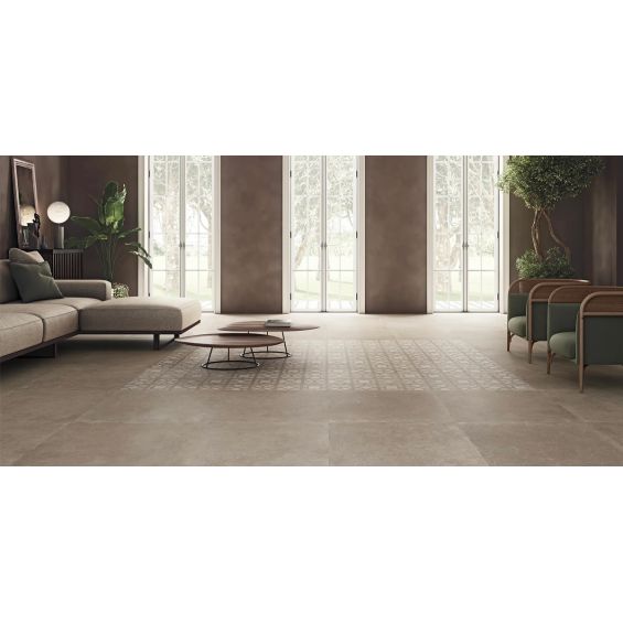 Carrelage sol effet pierre Manly Beige 75x75 cm
