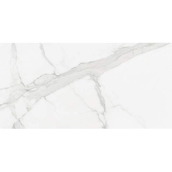 Carrelage sol et mur effet marbre mat Granito white 60120 cm