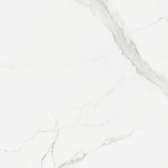 Carrelage sol et mur effet marbre mat Granito white 7575 cm