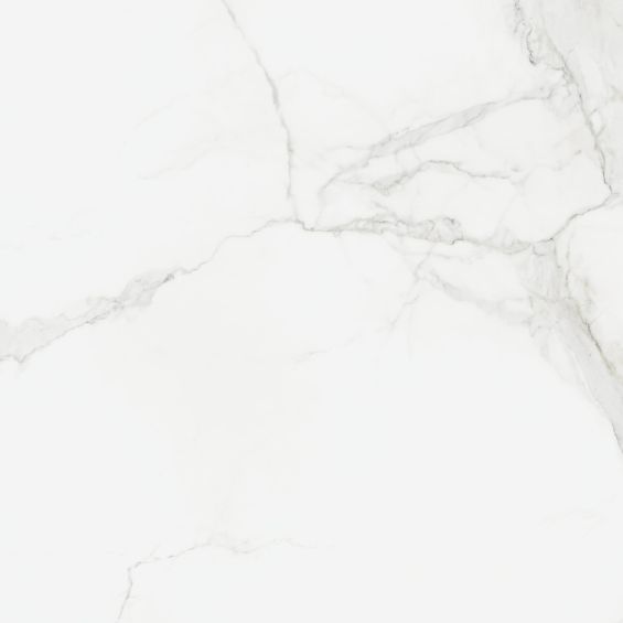 Carrelage sol et mur effet marbre mat Granito white 7575 cm