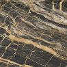 Carrelage sol poli effet marbre Black gold 6060 cm