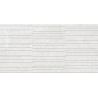 Carrelage mur Manly décor Metric blanc grisé 31x61 cm