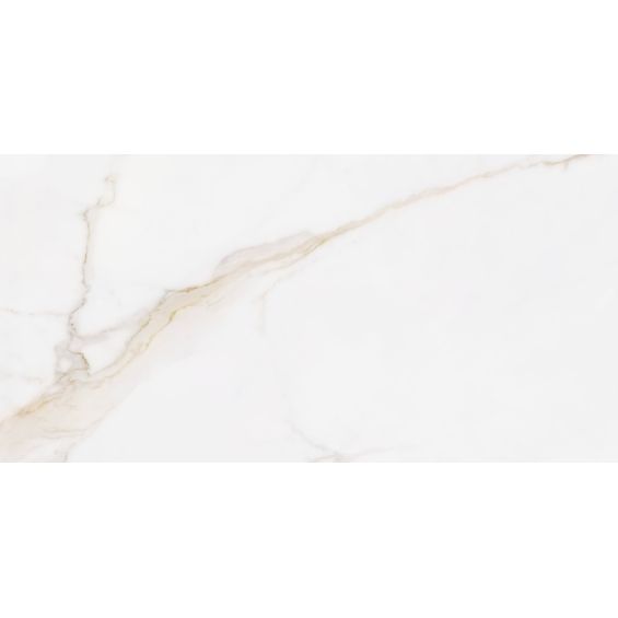 Carrelage sol et mur effet marbre brillant Hotel luxe Gold poli 120x260 cm