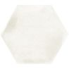 Carrelage sol hexagonal Acuarela blanc grisé 12,4x10,6 cm