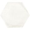 Carrelage sol hexagonal Acuarela blanc grisé 12,4x10,6 cm