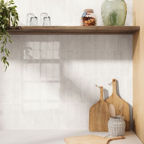 Carrelage mur effet zellige...