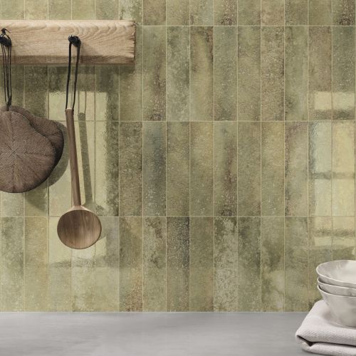 Carrelage mur effet zellige...