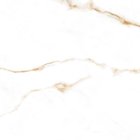 Carrelage sol brillant effet marbre Colisée or 6060 cm