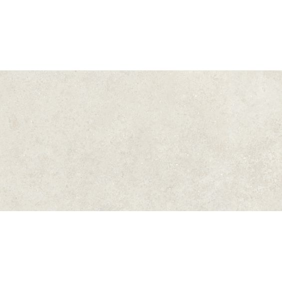 Carrelage sol et mur effet pierre Hyatt blanc grisé60x120 cm