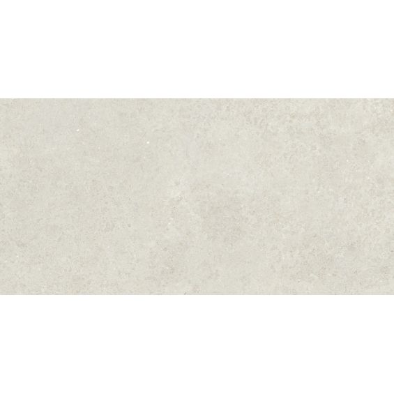 Carrelage sol et mur effet pierre Hyatt blanc grisé60x120 cm