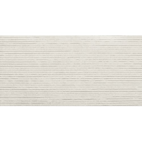 Carrelage mur effet pierre Hyatt décor blanc grisé 60x120 cm