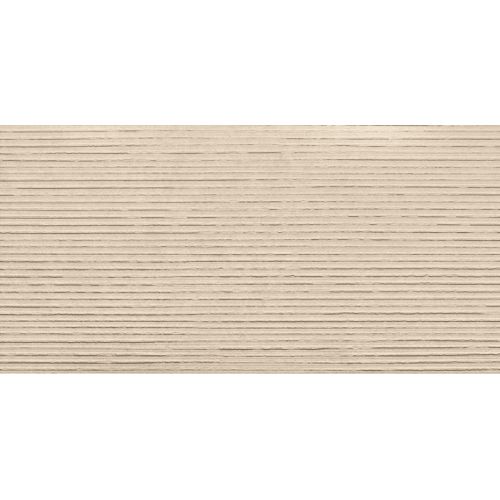 Carrelage mur effet pierre Hyatt décor beige 60x120 cm