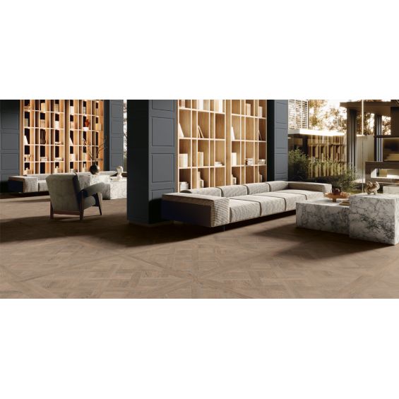 Carrelage sol imitation parquet Tijuca érable 120x120 cm