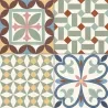  Carrelage sol effet carreaux de ciment Tradition mix 33,15x33,15 cm - Réflex Boutique