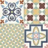  Carrelage sol effet carreaux de ciment Tradition mix 33,15x33,15 cm - Réflex Boutique