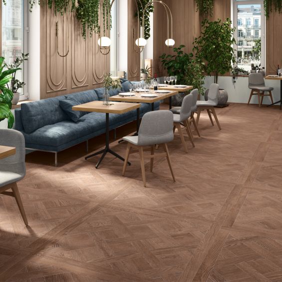 Carrelage sol imitation parquet Tijuca acacia 120x120 cm